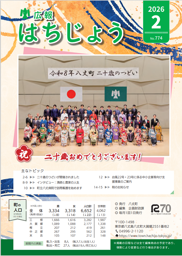 広報はちじょう